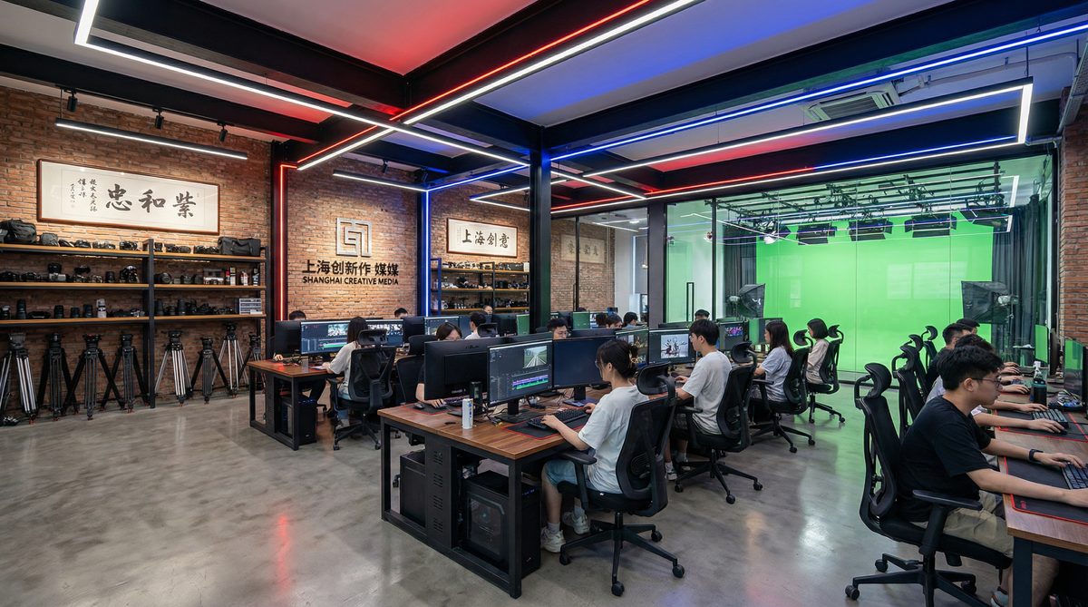 高清动漫影视传媒公司办公室